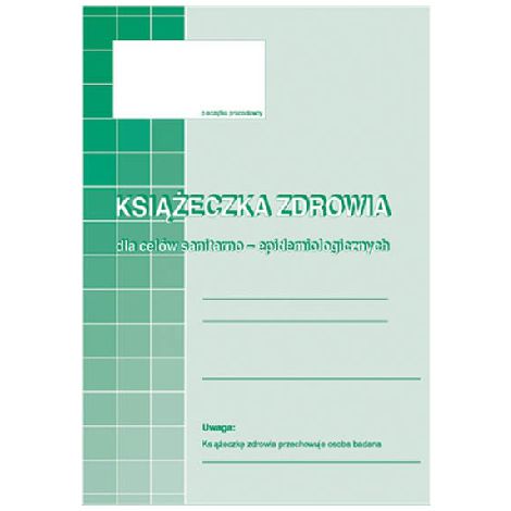Druk MiP Książeczka Zdrowia A6/16